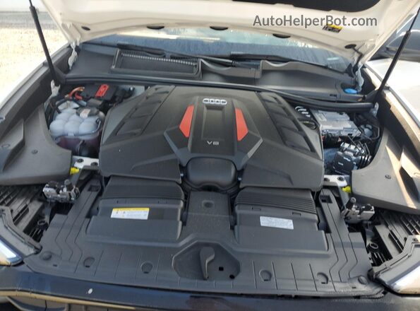 WA1CWBF11SD009075 2025 AUDI SQ8 White Vista del compartimento del motor