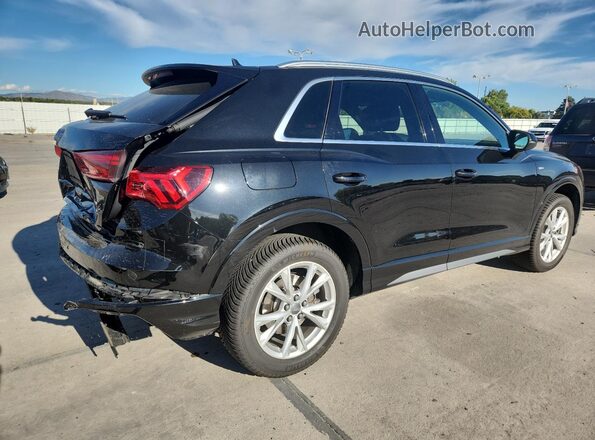 WA1DECF30M1011158 2021 AUDI Q3 Black უკანა მარჯვენა