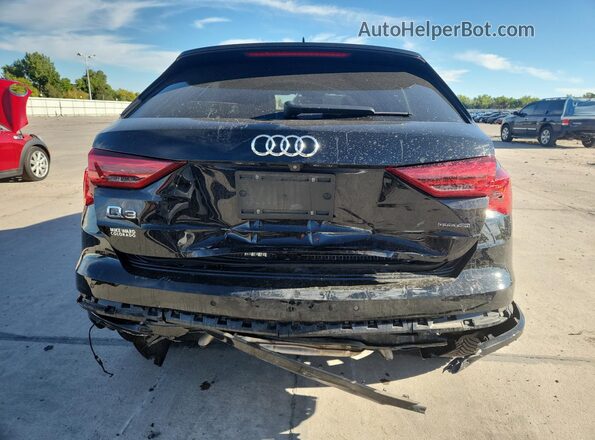WA1DECF30M1011158 2021 AUDI Q3 Black უკანა ხედი