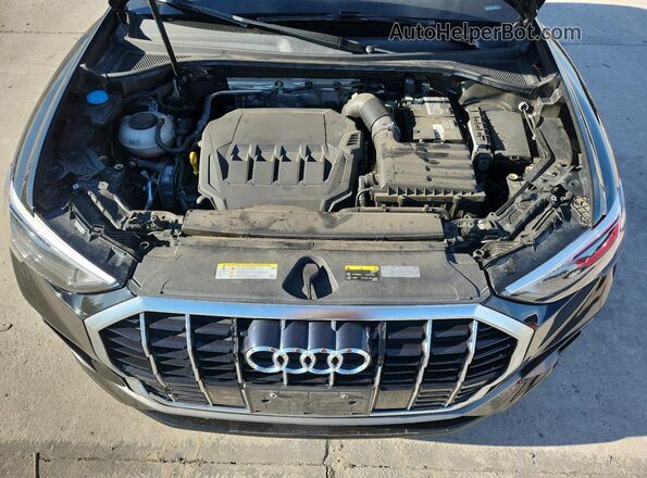 WA1DECF30M1011158 2021 AUDI Q3 Black ძრავის განყოფილების ხედი