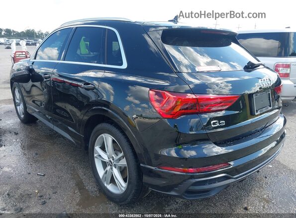 WA1DECF30M1025366 2021 AUDI Q3 Black Задня ліва чверть