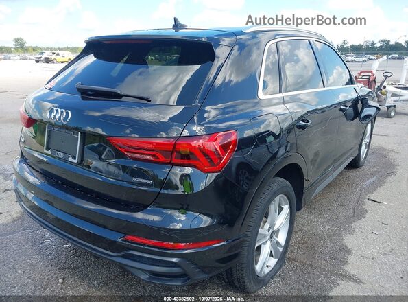 WA1DECF30M1025366 2021 AUDI Q3 Black Задня права чверть