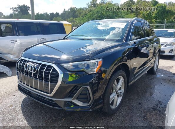 WA1DECF30M1025366 2021 AUDI Q3 Black Передня ліва чверть