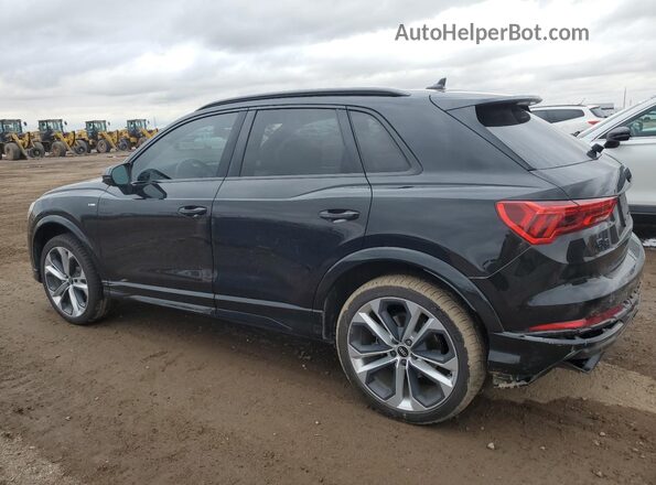 WA1DECF31M1016238 2021 AUDI Q3 Black Задня ліва чверть