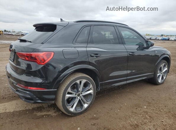 WA1DECF31M1016238 2021 AUDI Q3 Black Задня права чверть
