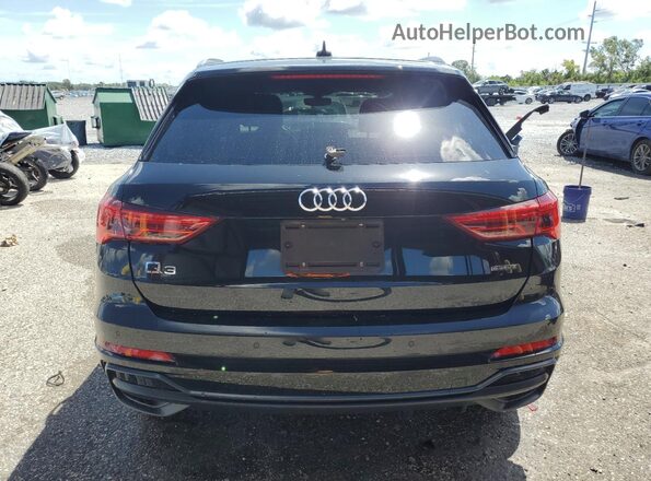 WA1DECF32L1026811 2020 AUDI Q3 Black უკანა ხედი