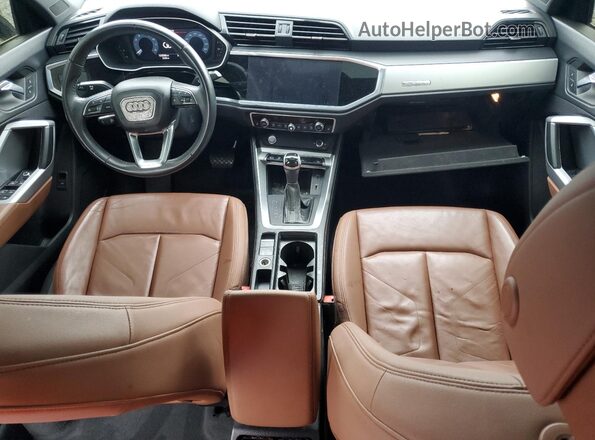 WA1DECF32L1026811 2020 AUDI Q3 Black წინა პანელის ხედი