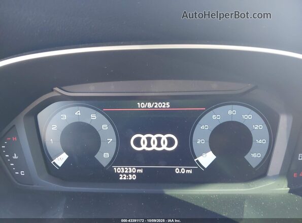 WA1DECF33M1004334 2021 AUDI Q3 White Вид задніх сидінь
