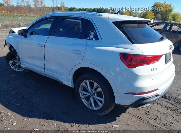 WA1DECF33M1004334 2021 AUDI Q3 White Задня ліва чверть