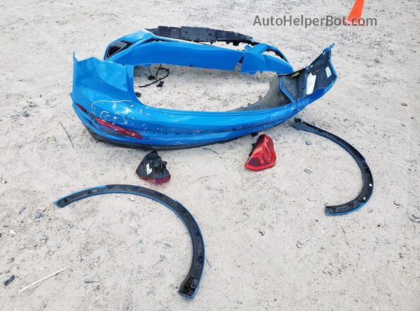 WA1DECF34P1049142 2023 AUDI Q3 Blue Вид наклейки з VIN-кодом