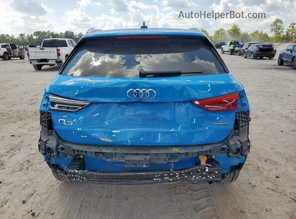 WA1DECF34P1049142 2023 AUDI Q3 Blue Вид ззаду