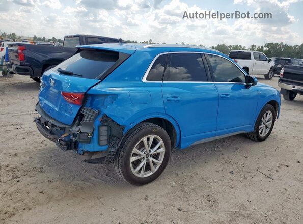 WA1DECF34P1049142 2023 AUDI Q3 Blue Задня права чверть