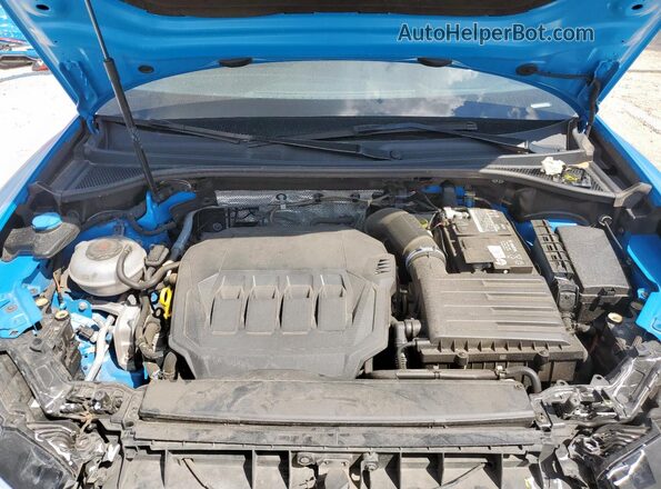 WA1DECF34P1049142 2023 AUDI Q3 Blue Вид підкапотного простору