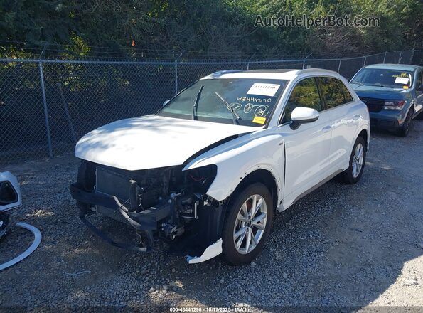 WA1DECF34P1049951 2023 AUDI Q3 White წინა მარცხენა ხედი სამი მეოთხედიდან