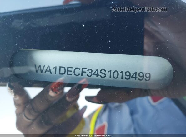 WA1DECF34S1019499 2025 AUDI Q3 White Widok komory silnika