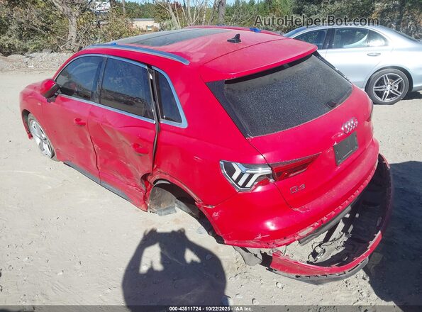 WA1DECF35M1017571 2021 AUDI Q3 Red Rear left