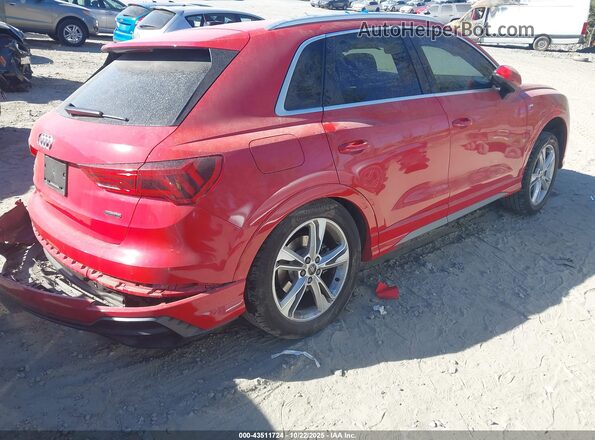 WA1DECF35M1017571 2021 AUDI Q3 Red Rear right