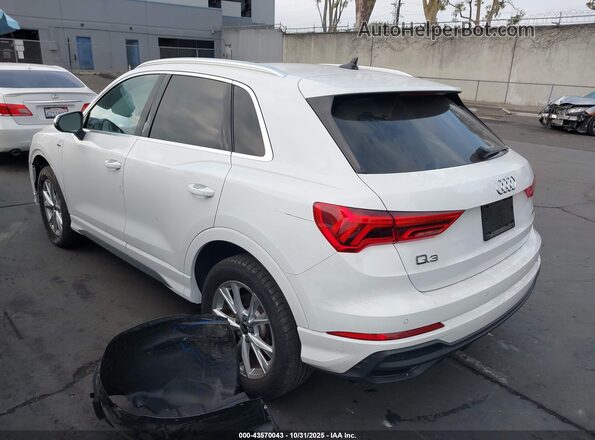 WA1DECF35P1103399 2023 AUDI Q3 White Trasero izquierdo