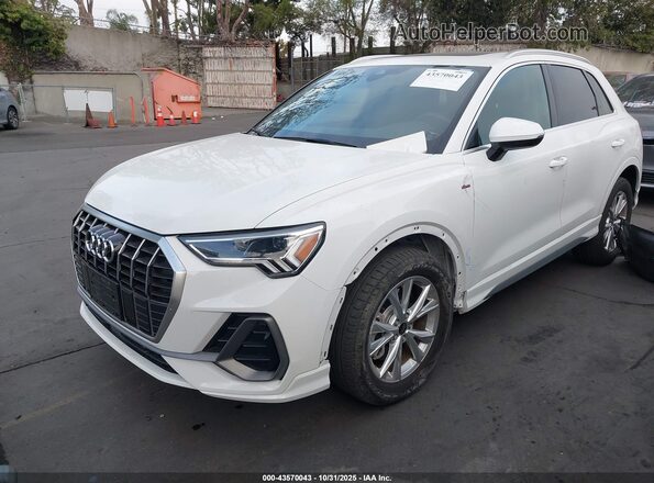 WA1DECF35P1103399 2023 AUDI Q3 White Vista tres cuartos delantera izquierda