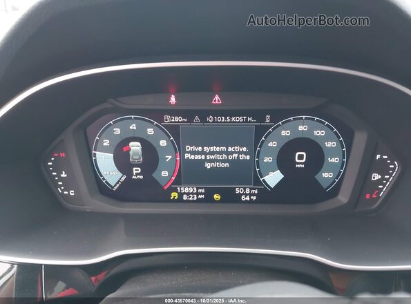 WA1DECF35P1103399 2023 AUDI Q3 White Vista de los asientos traseros