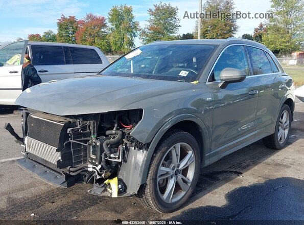 WA1DECF36M1055519 2021 AUDI Q3 Gray Передня ліва чверть