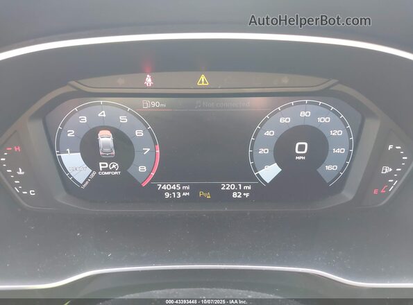 WA1DECF36M1055519 2021 AUDI Q3 Gray Вид задніх сидінь