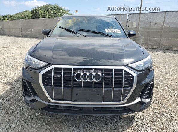 WA1DECF36N1084908 2022 AUDI Q3 Black Դիմացի տեսք