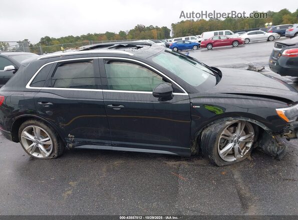 WA1DECF38L1023587 2020 AUDI Q3 Black Widok wnętrza z tyłu