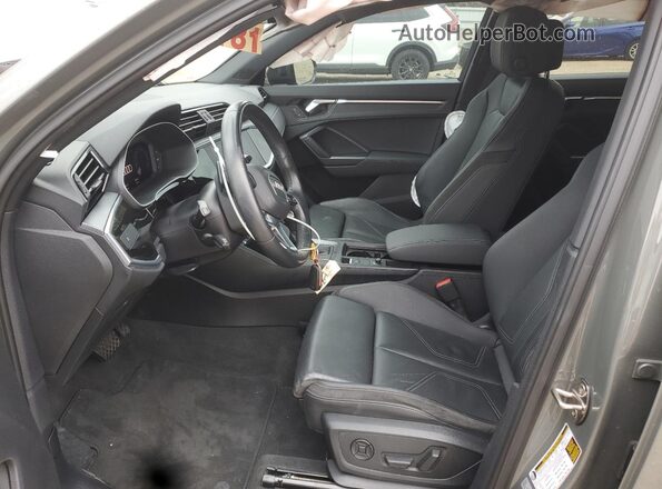 WA1DECF39M1078518 2021 AUDI Q3 Gray წინა სალონის ხედი