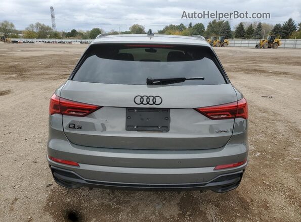 WA1DECF39M1078518 2021 AUDI Q3 Gray უკანა ხედი