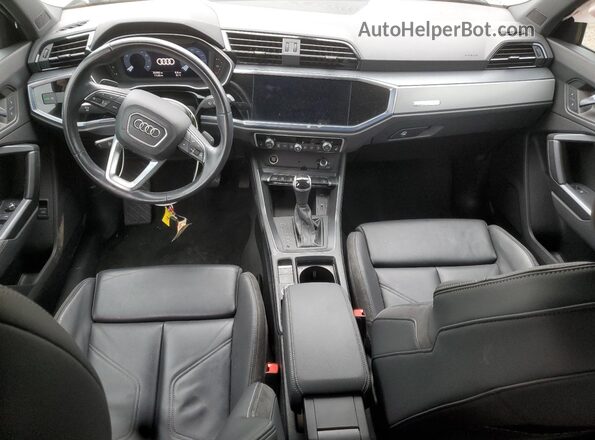 WA1DECF39M1078518 2021 AUDI Q3 Gray წინა პანელის ხედი