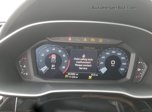 WA1DECF39M1078518 2021 AUDI Q3 Gray ხელსაწყოთა პანელის ხედი