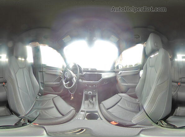 WA1DECF39M1078518 2021 AUDI Q3 Gray VIN კოდის სტიკერის ხედი
