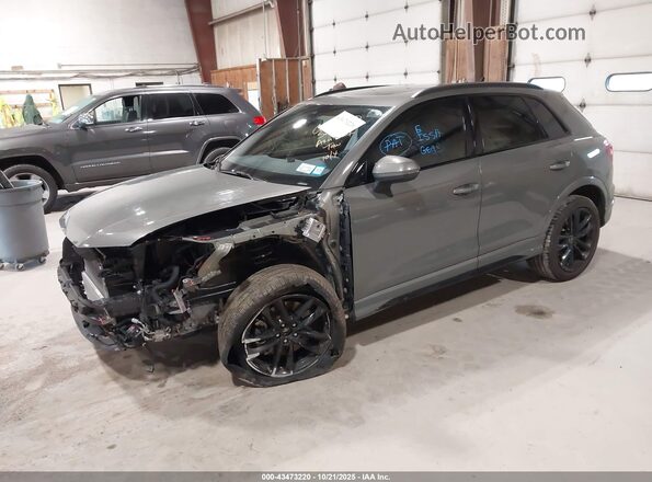 WA1DECF39S1019062 2025 AUDI Q3 Gray Առջևի ձախ երեք քառորդ տեսարան