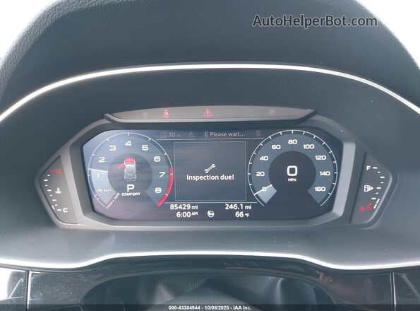 WA1DECF3XL1088814 2020 AUDI Q3 White Հետևի նստատեղերի տեսք