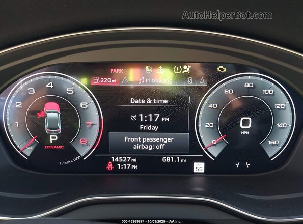 WA1EAAFY8R2127841 2024 AUDI Q5 Black Vista de los asientos traseros