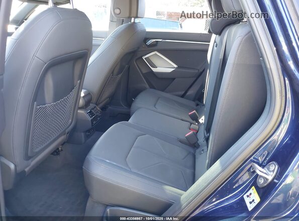 WA1EECF30M1059750 2021 AUDI Q3 Blue Widok naklejki z numerem VIN