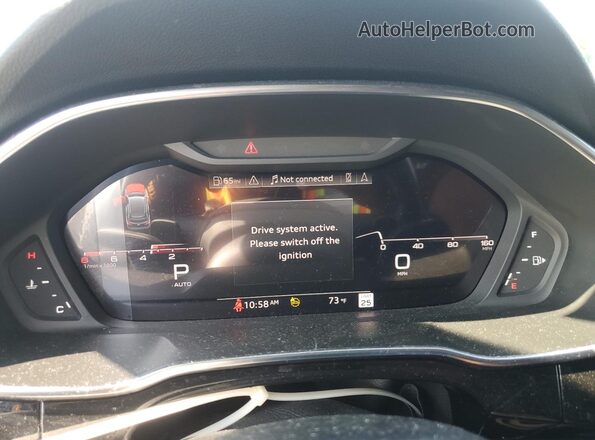 WA1EECF31M1050362 2021 AUDI Q3 White ხელსაწყოთა პანელის ხედი