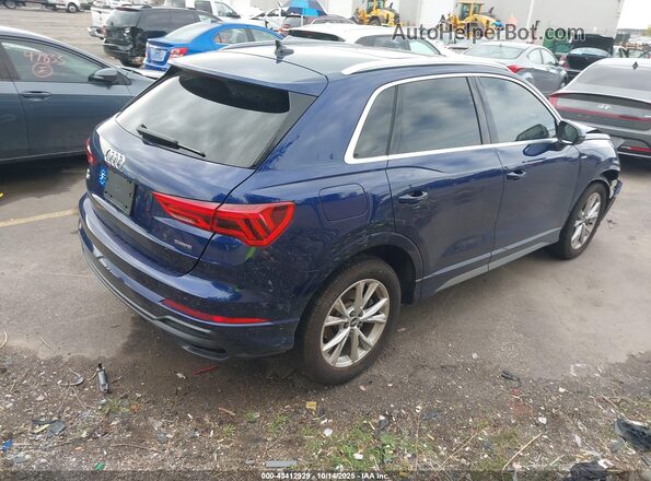 WA1EECF32M1102002 2021 AUDI Q3 Dark Blue Հետևի աջ