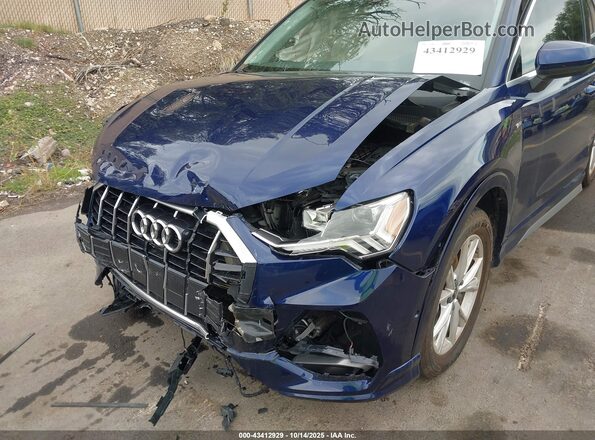 WA1EECF32M1102002 2021 AUDI Q3 Dark Blue Դիմացի տեսք