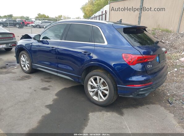 WA1EECF32M1102002 2021 AUDI Q3 Dark Blue Հետևի ձախ