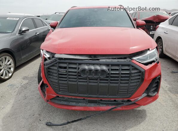 WA1EECF32M1115543 2021 AUDI Q3 Red Вид спереду