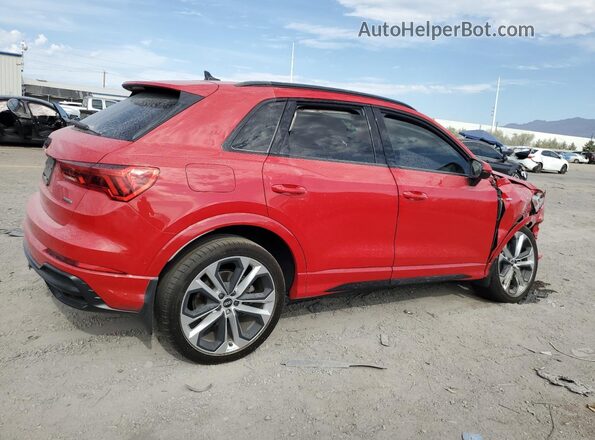WA1EECF32M1115543 2021 AUDI Q3 Red Задня права чверть