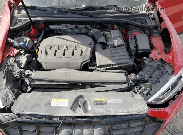WA1EECF32M1115543 2021 AUDI Q3 Red Вид підкапотного простору