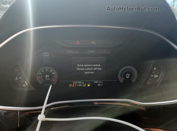 WA1EECF33N1024895 2022 AUDI Q3 Black Vista del cuadro de instrumentos