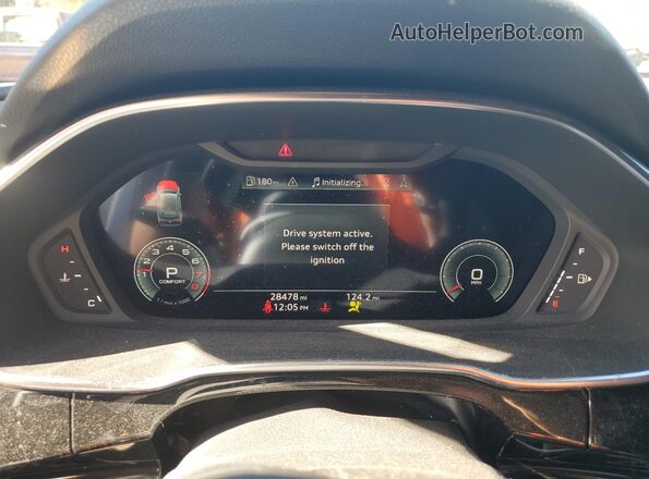 WA1EECF34N1028518 2022 AUDI Q3 Белый Вид щитка приборов