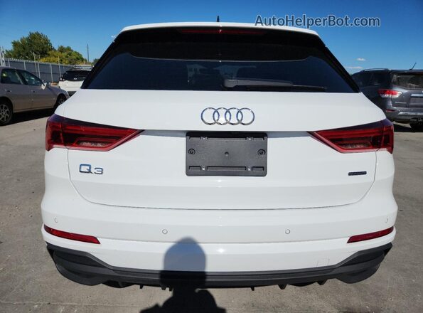 WA1EECF36S1034400 2025 AUDI Q3 White Հետևի տեսք