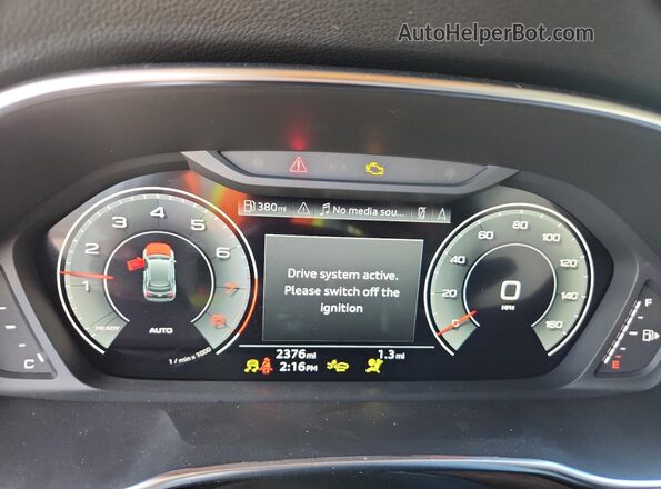 WA1EECF36S1034400 2025 AUDI Q3 White Սարքավորումների վահանակի տեսք