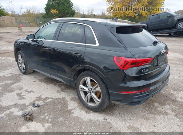 WA1EECF37M1035154 2021 AUDI Q3 Black უკანა მარცხენა