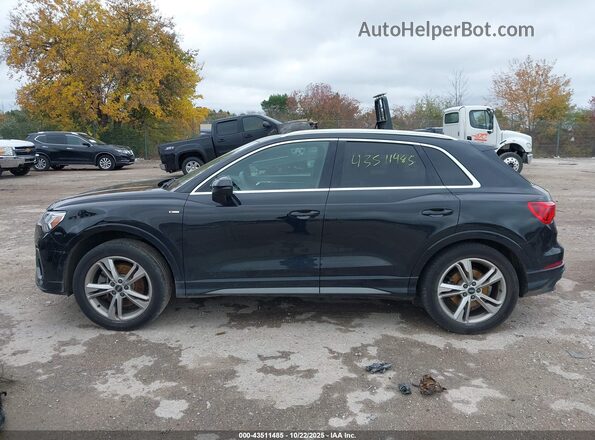 WA1EECF37M1035154 2021 AUDI Q3 Black უკანა სალონის ხედი
